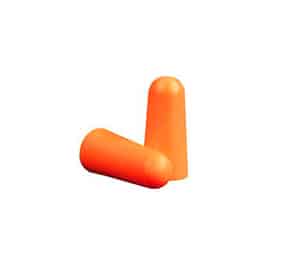 Orange ear plugs